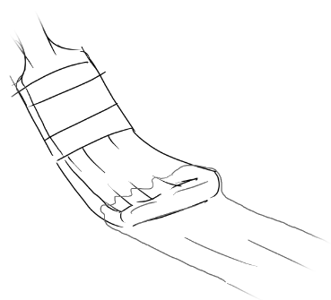 Paint Brush Drawn Left